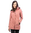 Luhta женская длинная куртка softshell ILONIEMI, темно-розовый цвет