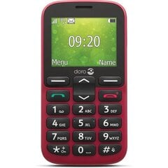 Doro 1380, красный цена и информация | Мобильные телефоны | kaup24.ee