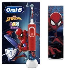 Elektriline hambahari Oral-B D100 Kids Spiderman цена и информация | Электрические зубные щетки | kaup24.ee