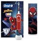 Elektriline hambahari Oral-B D100 Kids Spiderman hind ja info | Elektrilised hambaharjad | kaup24.ee