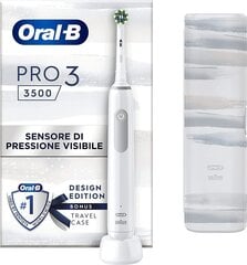 Elektriline hambahari Oral-B Pro 3 3500 Limited Edition, White цена и информация | Электрические зубные щетки | kaup24.ee