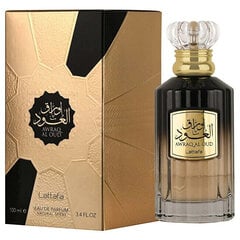Parfümeeria universaalne naiste & meeste Lattafa Edp Awraq Al Oud (100 ml) hind ja info | Naiste parfüümid | kaup24.ee