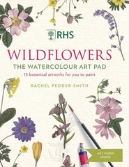 RHS Wildflowers Watercolour Art Pad цена и информация | Книги об искусстве | kaup24.ee