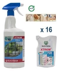 Aknapesuvahend Xtrem Vitro, 16 tk hind ja info | Puhastusvahendid | kaup24.ee