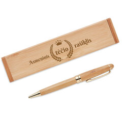 Bambusest pliiats "Isa isiklik pliiats" hind ja info | Muud kingitused | kaup24.ee