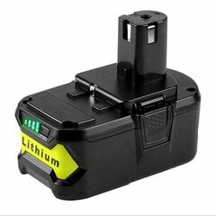 Аккумулятор дляэлектроинструментов RYOBI RB18L60, 18V, 6Ah, Li-ion цена и информация | Шуруповерты, дрели | kaup24.ee