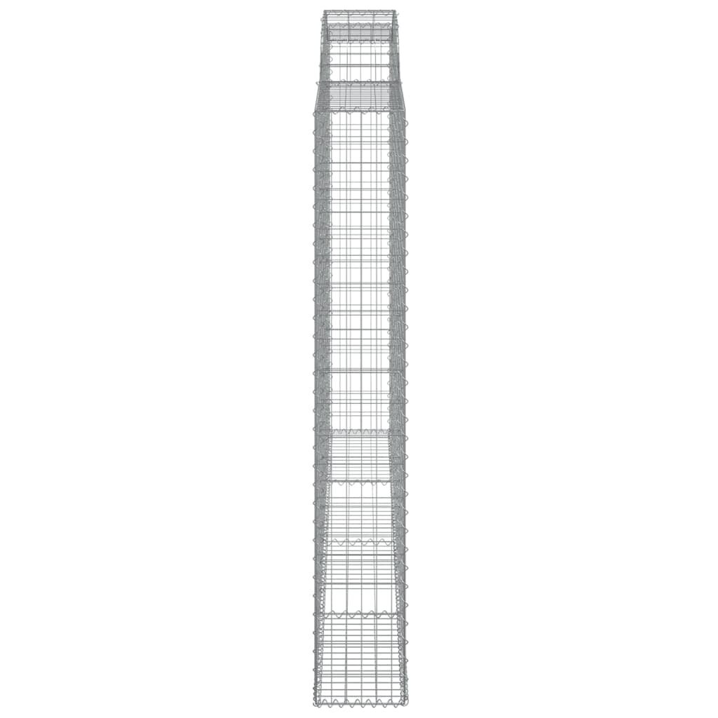 vidaXL kaarekujulised gabioonkorvid 4 tk, 300x30x200/220 cm, raud hind ja info | Aiad ja tarvikud | kaup24.ee