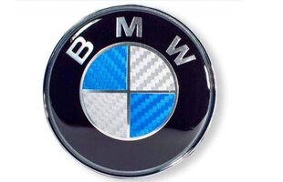 BMW embleem, 82 mm (süsiniku imitatsioon) hind ja info | ABS Autokaubad | kaup24.ee