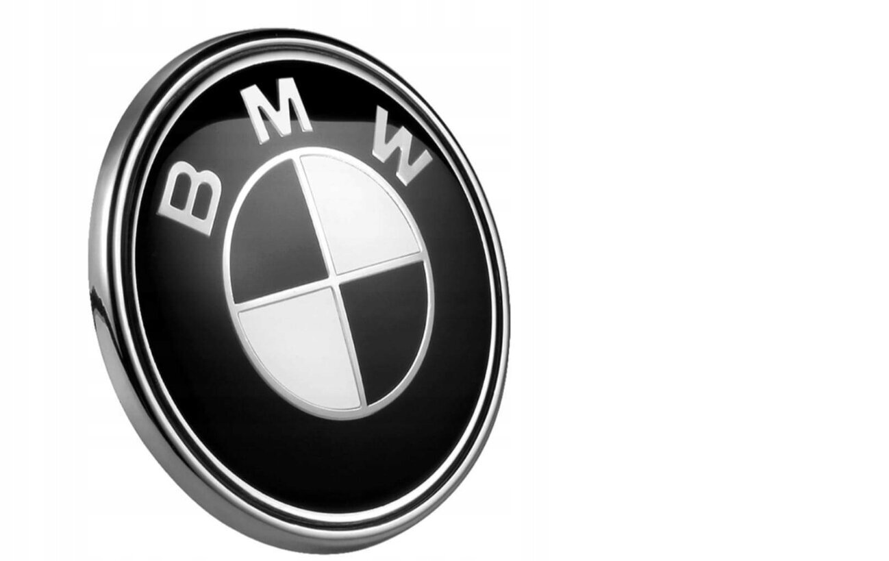 BMW embleem, 74 mm (must) цена и информация | Lisaseadmed | kaup24.ee