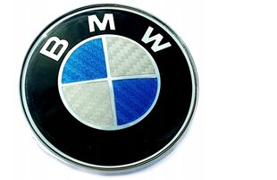 Эмблема BMW, 74 мм (имитация карбона) цена и информация | Lisaseadmed | kaup24.ee