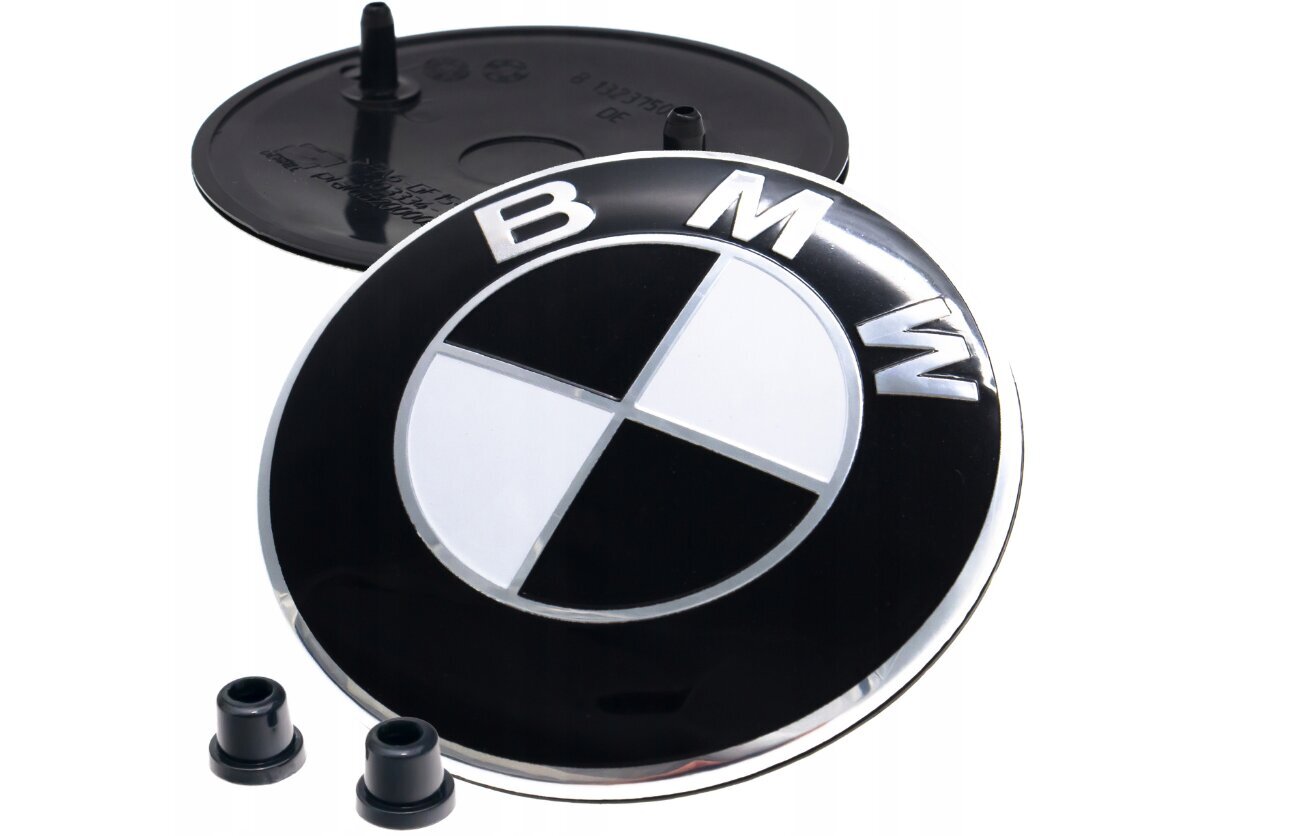 BMW embleem, 82 mm (must) цена и информация | Lisaseadmed | kaup24.ee
