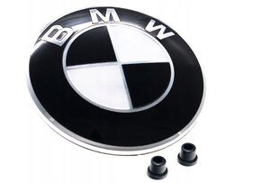 Эмблема BMW, 82 мм (черная) цена и информация | Lisaseadmed | kaup24.ee