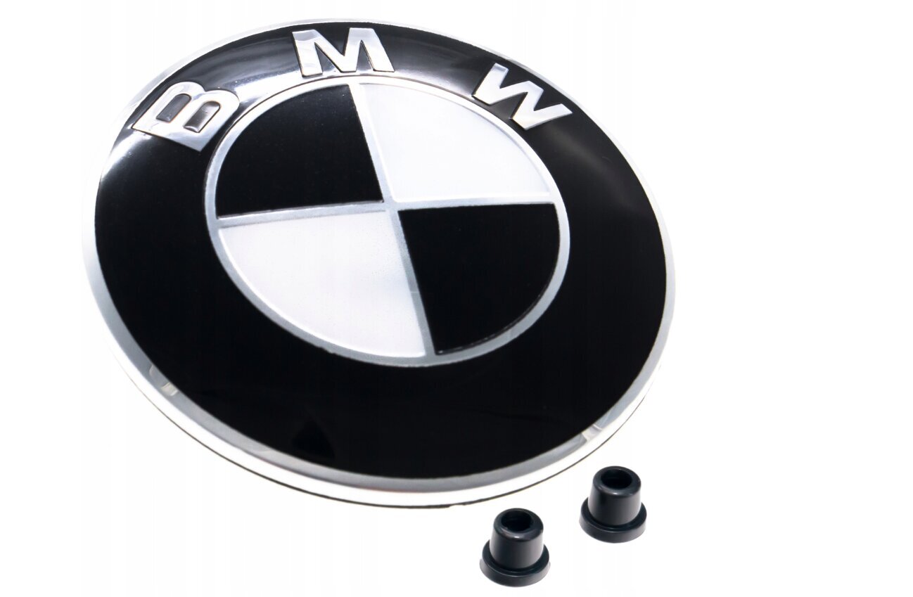 BMW embleem, 82 mm (must) цена и информация | Lisaseadmed | kaup24.ee