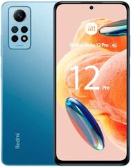 Xiaomi Redmi Note 12 Pro 8/256GB Glacier Blue MZB0DFBEU  цена и информация | Мобильные телефоны | kaup24.ee