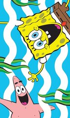 Laste rätik SpongeBob, 30x50 cm hind ja info | Rätikud, saunalinad | kaup24.ee