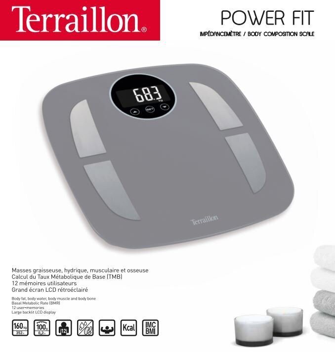 Terraillon Power Fit hind ja info | Kaalud | kaup24.ee