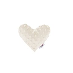 Подушка-сердечко с вишневой косточкой Bocioland BOC0217, кремовый цвет цена и информация | Детские подушки, конверты, спальники | kaup24.ee