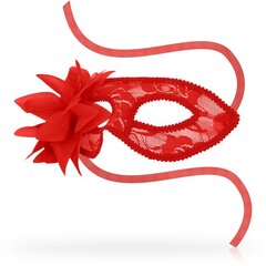 Ohmama pitsiga silmamask, punane hind ja info | BDSM ja fetish | kaup24.ee
