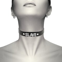 COQUETTE CHOKER VEGAN LEATHER - SLAVE цена и информация | БДСМ и фетиш | kaup24.ee