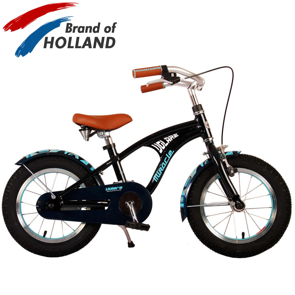 Laste jalgratas VOLARE 14" Miracle Cruiser (21486) must/sinine hind ja info | Jalgrattad | kaup24.ee
