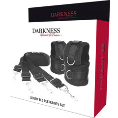 Darkness voodi turvakomplekt, must цена и информация | БДСМ и фетиш | kaup24.ee