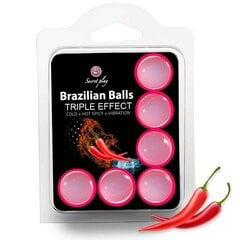 Brasiilia pallid Secret Play, 6 tk. hind ja info | Vaginaalkuulid | kaup24.ee