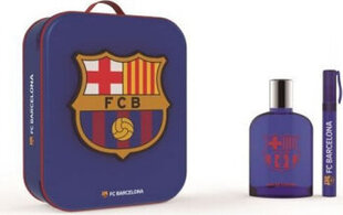 Komplekt FC Barcelona meestele: tualettvesi EDT, 100 ml + rulldeodorant, 10 ml + kosmeetika hind ja info | FC Barcelona Kosmeetika, parfüümid | kaup24.ee