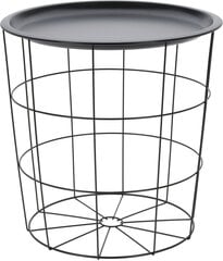 SIDE TABLE METAL BLACK hind ja info | Diivanilauad | kaup24.ee