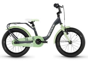 Jalgratas lastele S'Cool niXe 16", tumehall hind ja info | Jalgrattad | kaup24.ee