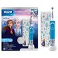 Elektriline hambahari Oral-B D100 Kids Frozen hind ja info | Elektrilised hambaharjad | kaup24.ee