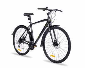 Велосипед Insera Hybrid Evo M, 52 см, черный цена и информация | Велосипеды | kaup24.ee