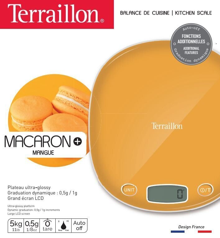 Terraillon Macaron + Mangue hind ja info | Köögikaalud | kaup24.ee
