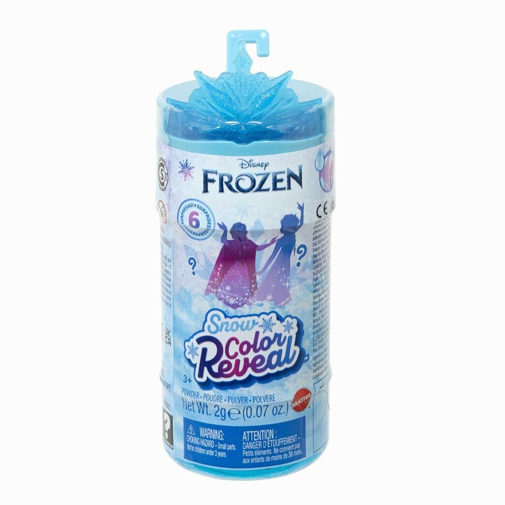 Üllatusnukk Disney Snow Colour Reveal Frozen цена и информация | Tüdrukute mänguasjad | kaup24.ee