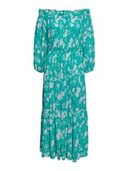 Naiste kleit Y.A.S 26030184*01, roheline/valge 5715368250770 цена и информация | Платья | kaup24.ee