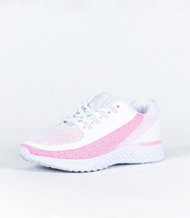 Женская повседневная обувь 103218 02, белая/розовая, 103218*02-041 цена и информация | Спортивная обувь, кроссовки для женщин | kaup24.ee