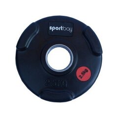 Олимпийские обрезиненные диски Sportbay® 2,5kg цена и информация | Гантели, гири, штанги | kaup24.ee
