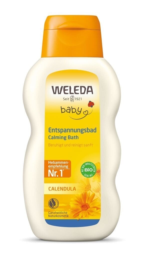 Weleda Baby Calendula Bath vannivaht lastele 200 ml цена и информация | Laste ja ema kosmeetika | kaup24.ee