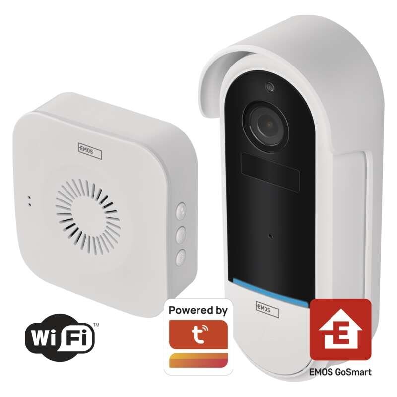 Juhtmevaba video uksekell GoSmart IP-15S WiFi aku IP65 цена и информация | Uksekellad, uksesilmad | kaup24.ee