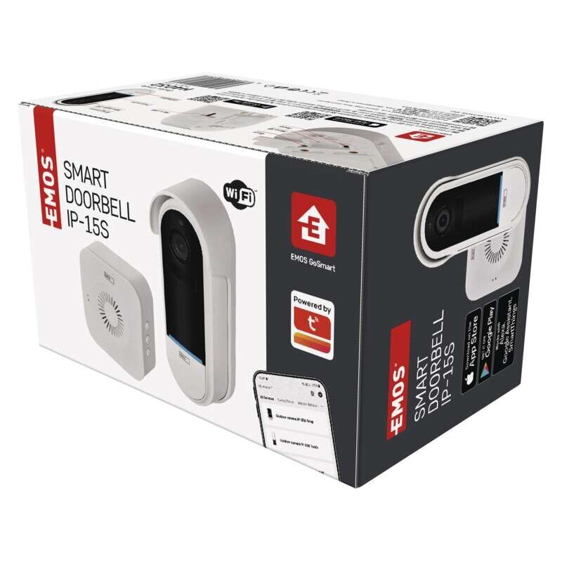 Juhtmevaba video uksekell GoSmart IP-15S WiFi aku IP65 hind ja info | Uksekellad, uksesilmad | kaup24.ee