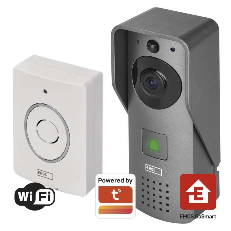 Juhtmevaba video uksekell GoSmart Home IP-09C WiFi hind ja info | Uksekellad, uksesilmad | kaup24.ee