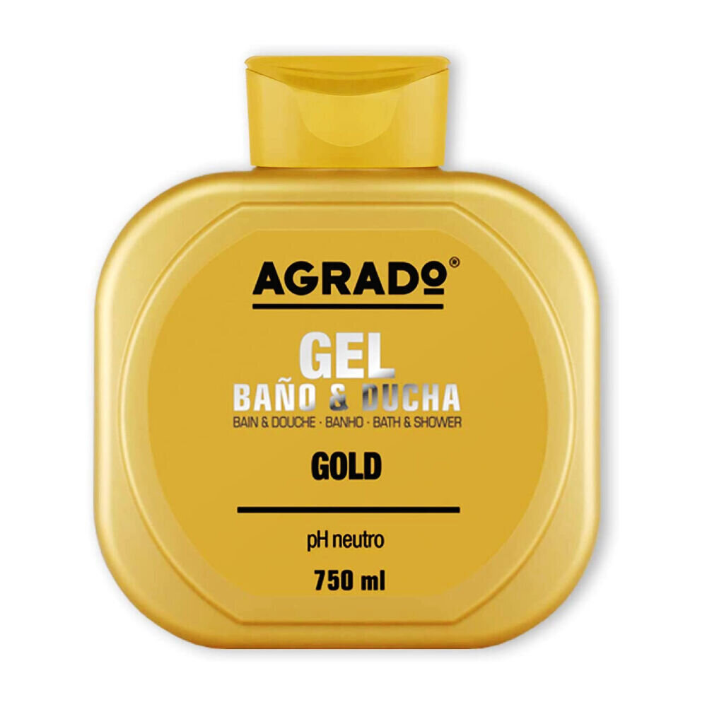 Dušigeel Agrado Gold, 750 ml цена и информация | Dušigeelid, õlid | kaup24.ee