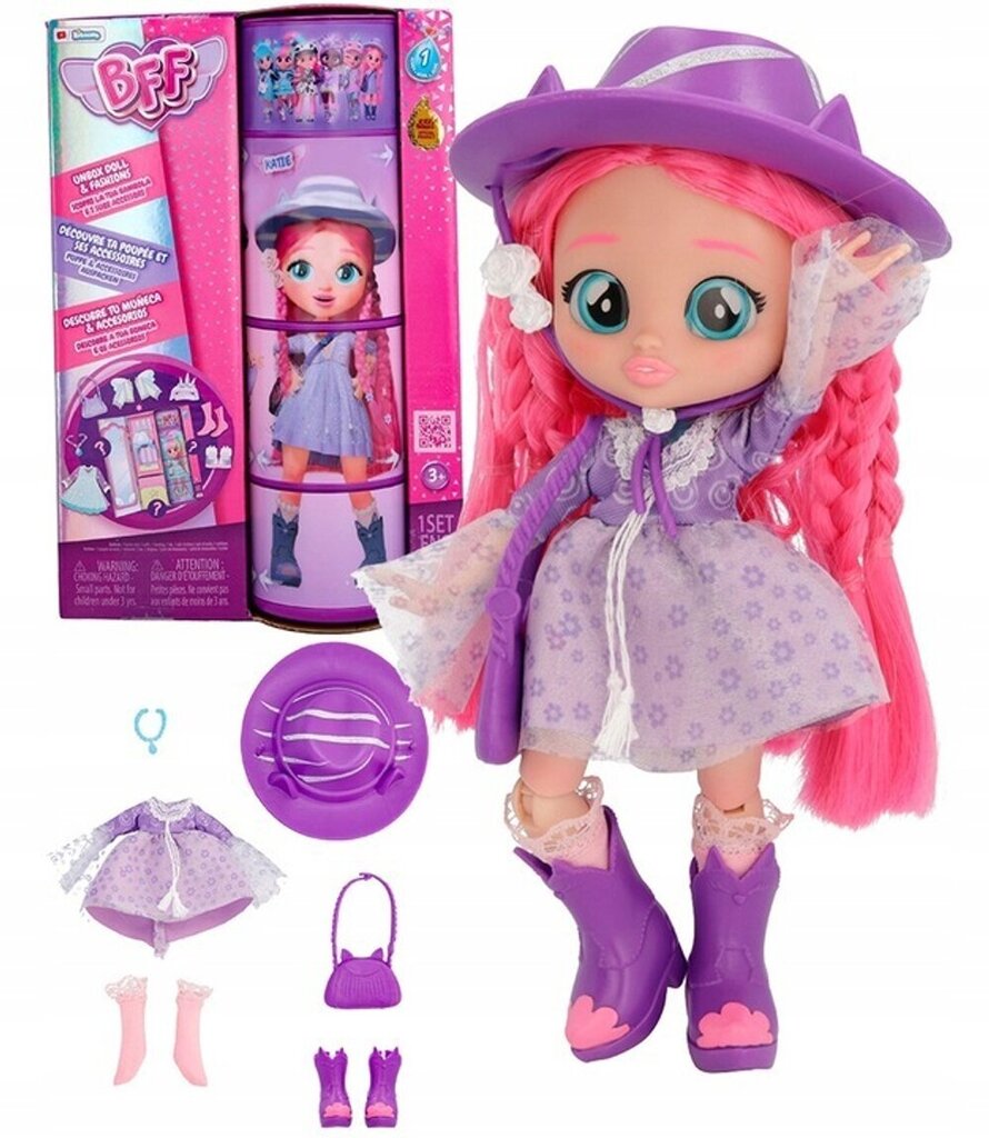 Nukk IMC Toys BFF Fashion Doll Katie 904347, 20 cm hind ja info | Tüdrukute mänguasjad | kaup24.ee