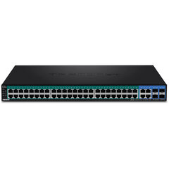 Lüliti Trendnet TPE-5048WS Gigabit Ethernet Must hind ja info | Lülitid (Switch) | kaup24.ee