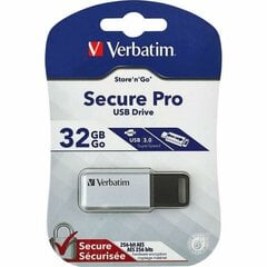 USВ-флешь память Verbatim Secure Pro цена и информация | USB накопители | kaup24.ee