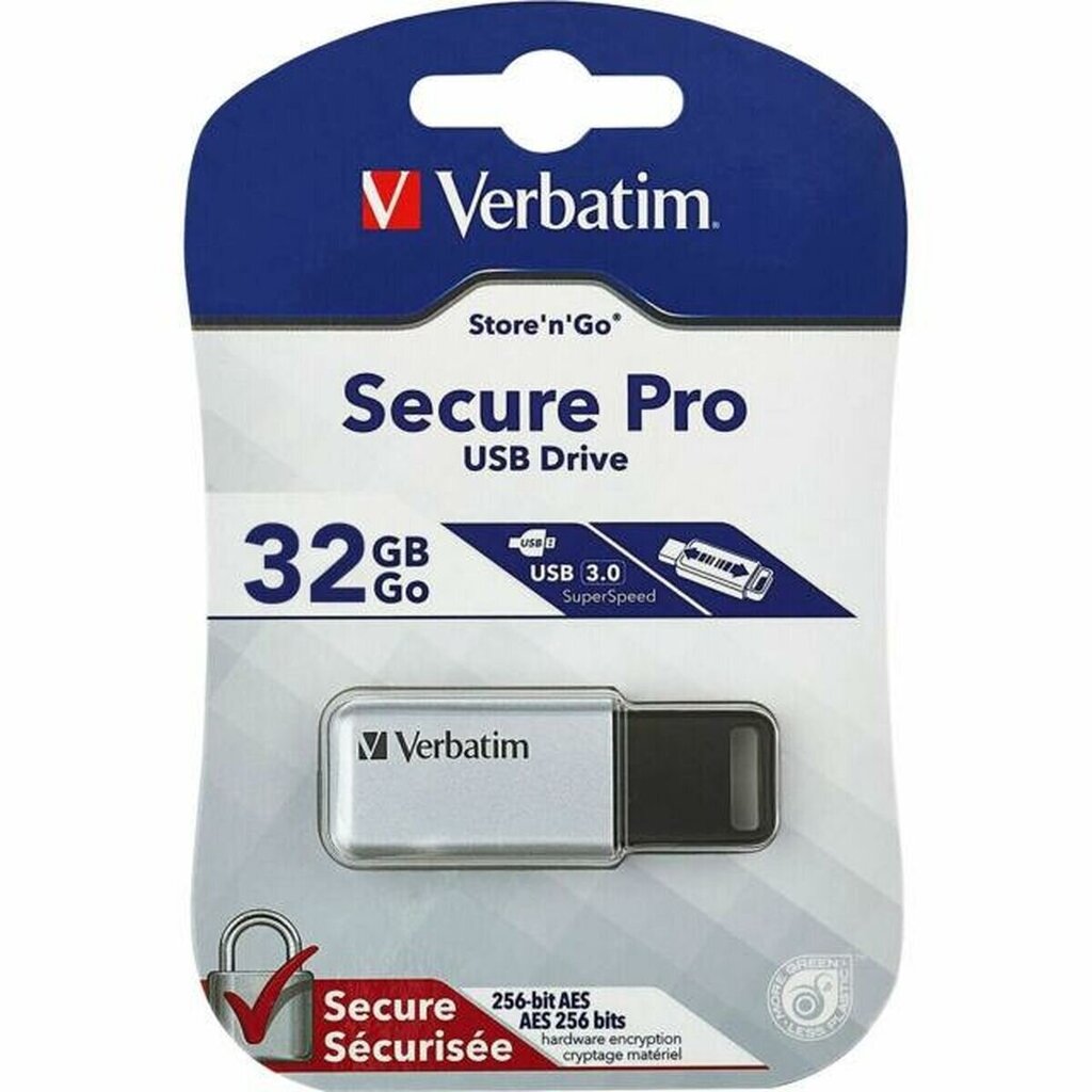 USB-pulk Verbatim Secure Pro цена и информация | Mälupulgad | kaup24.ee