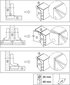 Hinged 4700, 35mm, sisemine, pronks, 2 tk цена и информация | Muud mööblitarvikud | kaup24.ee