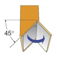 Hinged 4401, 35mm, pronks, 2 tk. цена и информация | Другие принадлежности для мебели | kaup24.ee