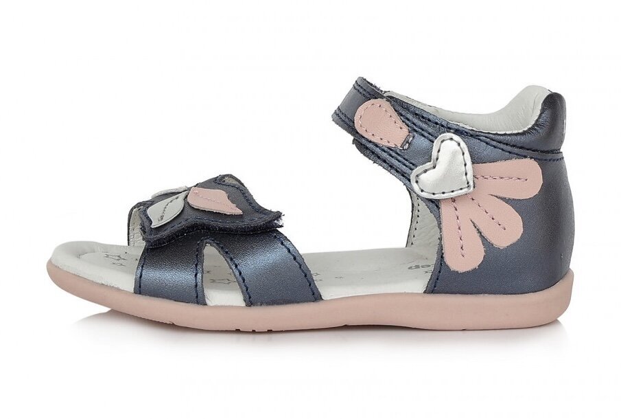 Tüdrukute nahast sandaalid D.D.Step G075-354AM, Royal Blue hind ja info | Laste sandaalid | kaup24.ee