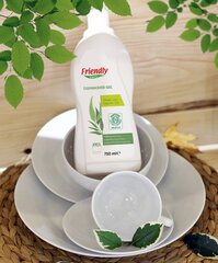 Friendly Organic orgaaniline nõudepesumasina geel eukalüptiga 750 ml hind ja info | Nõudepesuvahendid | kaup24.ee