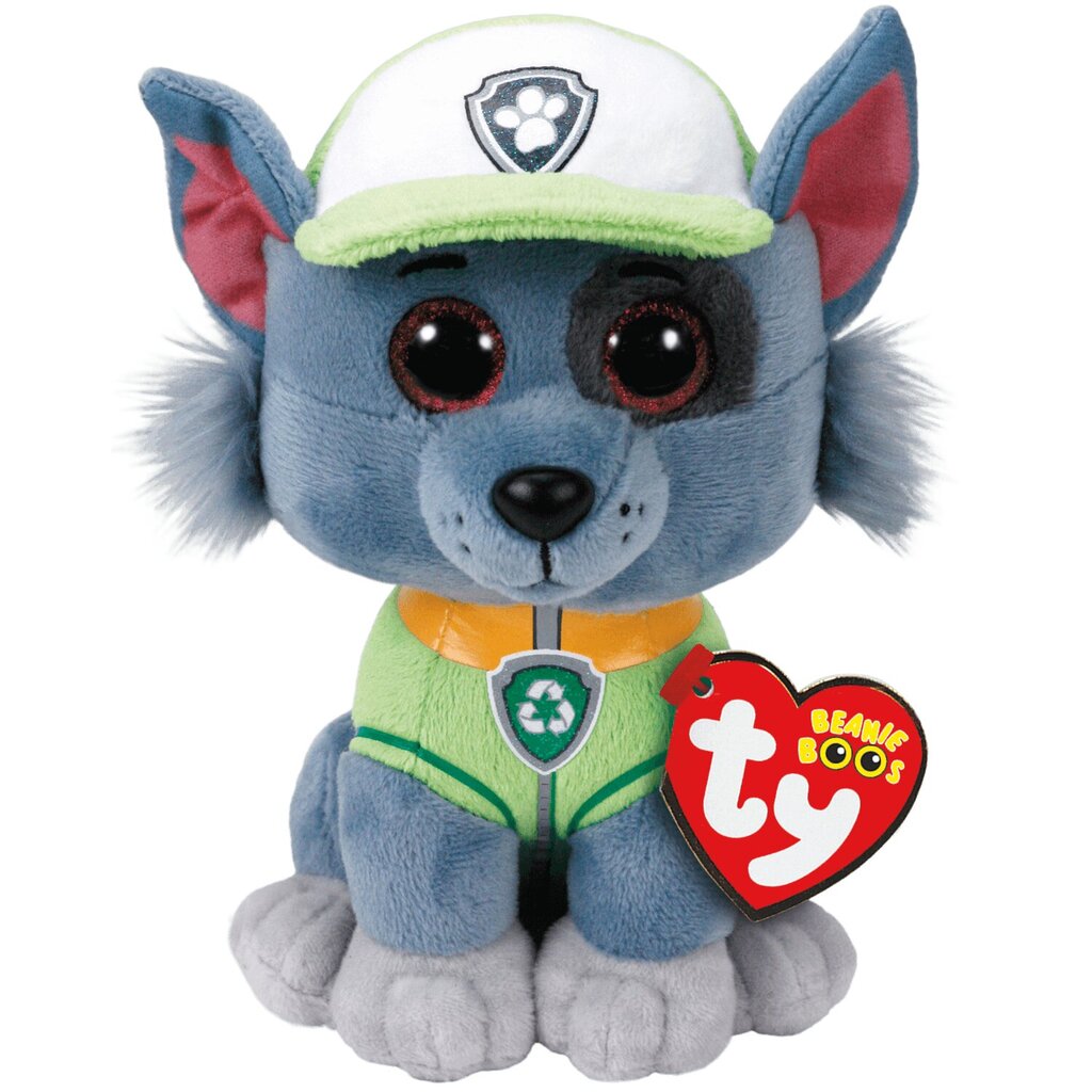 Pluusist maskott Paw Patrol Rocky 24cm цена и информация | Pehmed mänguasjad | kaup24.ee